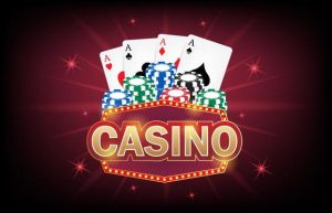 phdream11 — casino frame label falling ribbons casino 310